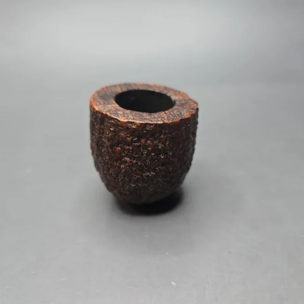 Barling's Make Pre-Transition YOW Fossil EXEL Sandblasted Pot Estate Briar Pipe, English Estates - Image 3