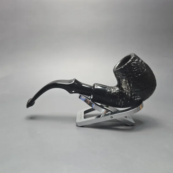 Peterson 2025 Halloween Pipe 312 Sandblasted Bent Billiard Briar Pipe, New - Image 3