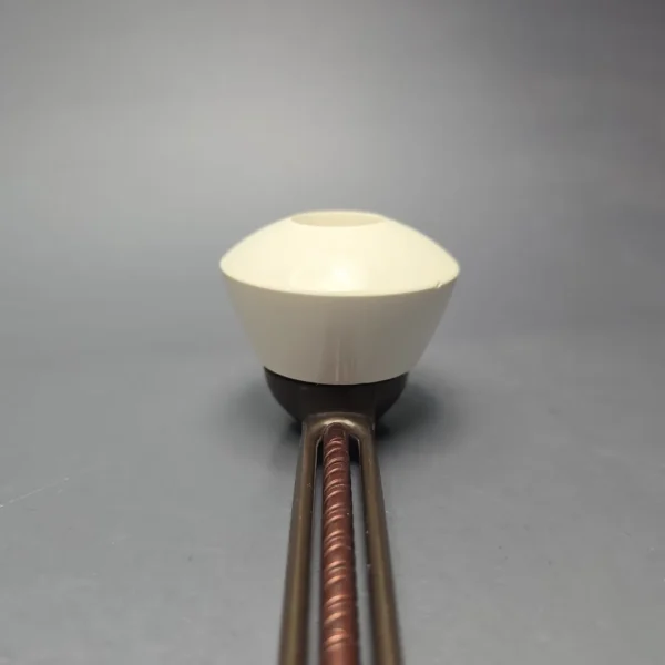 Falcon Extra Curved Dental w/ MBSD Meerschaum Rhodesian Block Meerschaum Bowl Pipe, New - Image 6