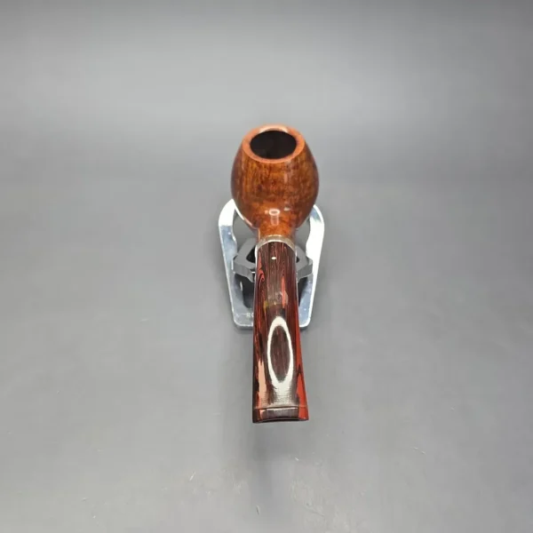 Dunhill 1994 Amber Root Quaint Smooth Author w/ Silver Estate Briar Pipe, Unsmoked - Image 5