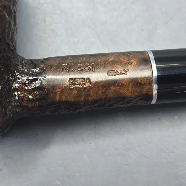 Rossi Sera 8311 Rusticated Poker Briar Pipe, New, 6mm - Image 11