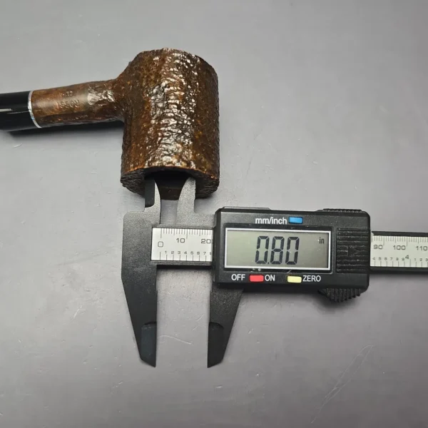 Rossi Sera 8311 Rusticated Poker Briar Pipe, New, 6mm - Image 13