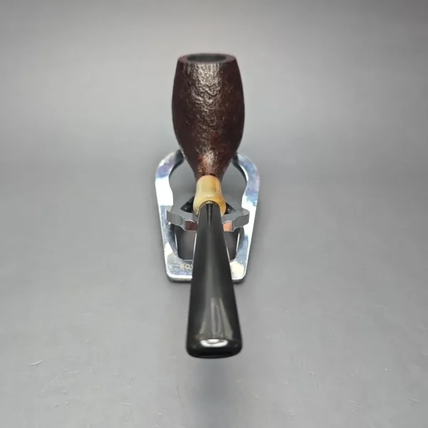MBSD Briars Modern Masters 3 Sandblasted Tulip w/ Faux Horn Handmade Briar Pipe, New - Image 9