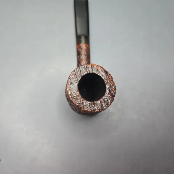 Barling's Make Pre-Transition YOW Fossil EXEL Sandblasted Pot Estate Briar Pipe, English Estates - Image 6
