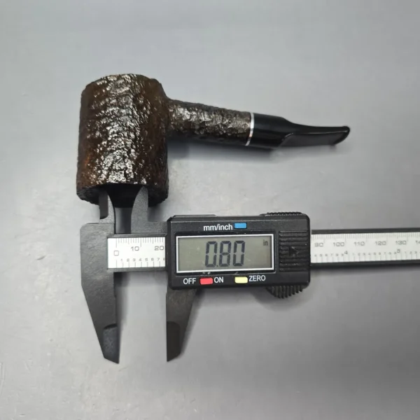Rossi Sera 8311 Rusticated Poker Briar Pipe, New, 6mm - Image 13