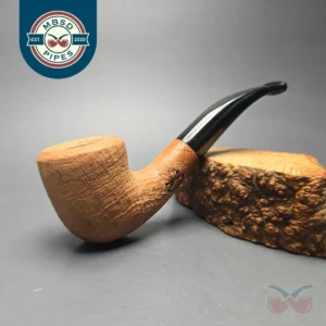 Morgan Bones Sandblasted Bent Dublin (Unsmoked Estate)