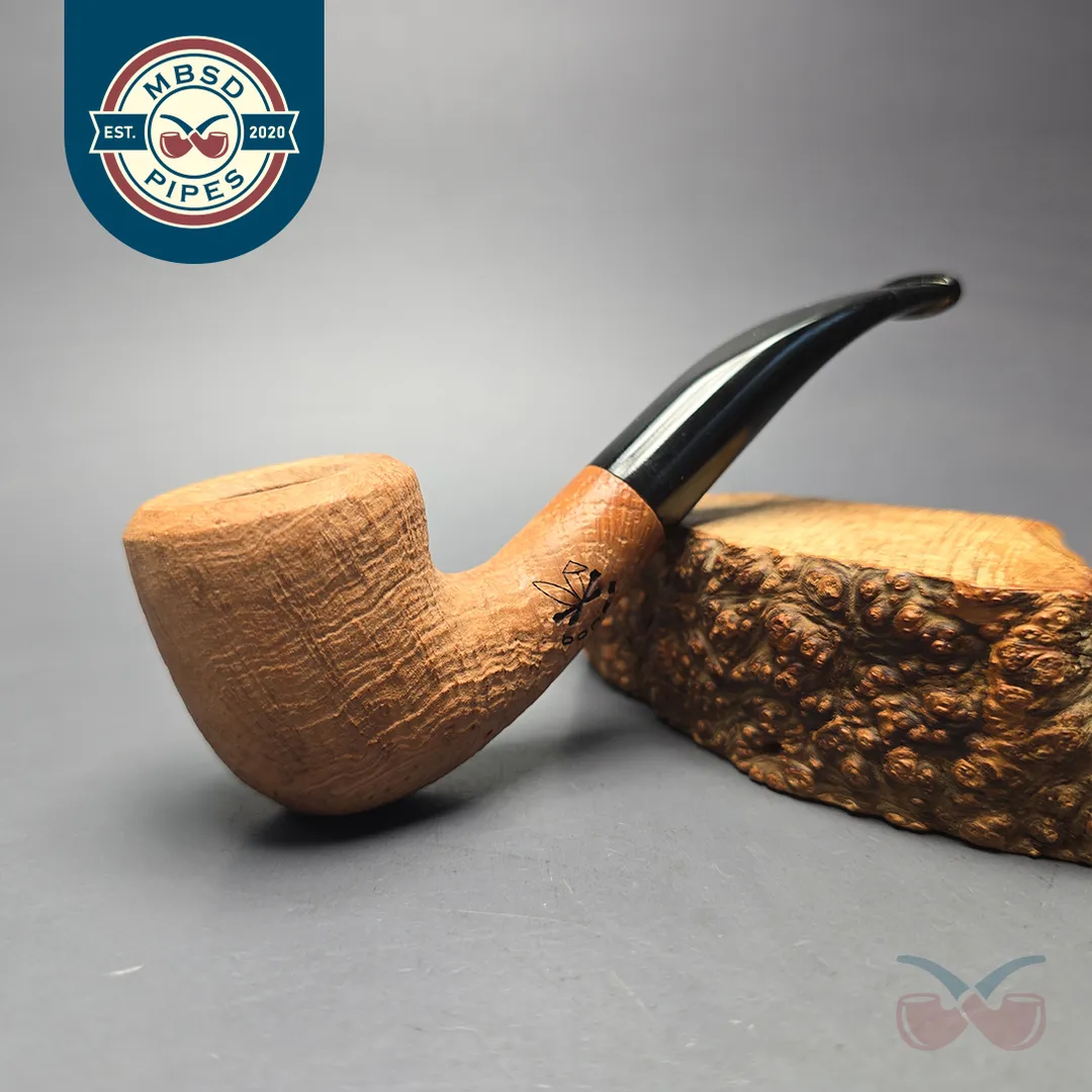 Morgan Bones Sandblasted Bent Dublin (Unsmoked Estate)