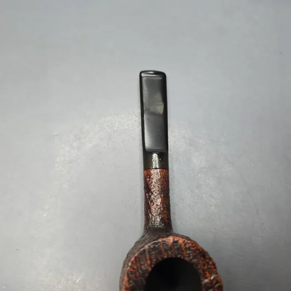 Barling's Make Pre-Transition YOW Fossil EXEL Sandblasted Pot Estate Briar Pipe, English Estates - Image 7
