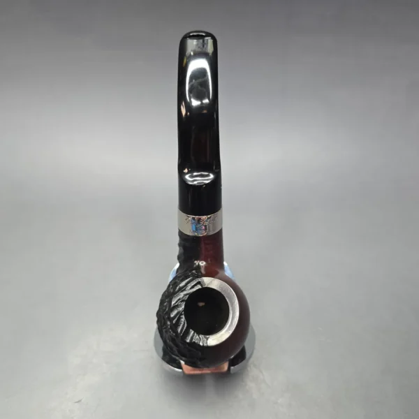 Peterson Jekyll & Hyde XL02 Partially Rusticated Apple Briar Pipe, New - Image 9
