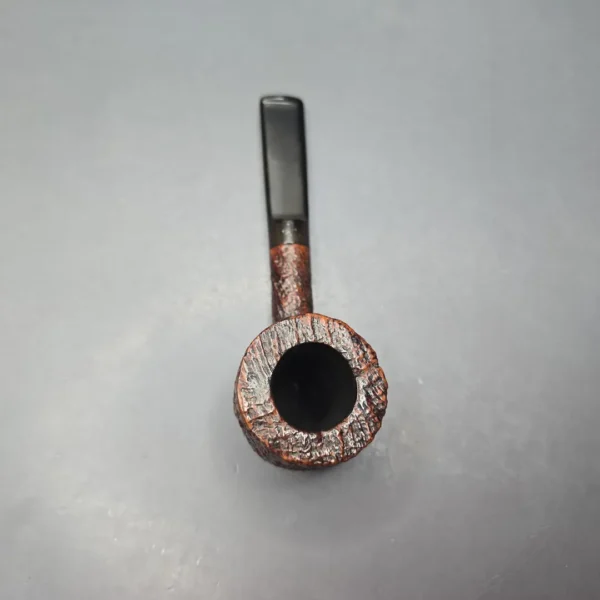 Barling's Make Pre-Transition YOW Fossil EXEL Sandblasted Pot Estate Briar Pipe, English Estates - Image 8
