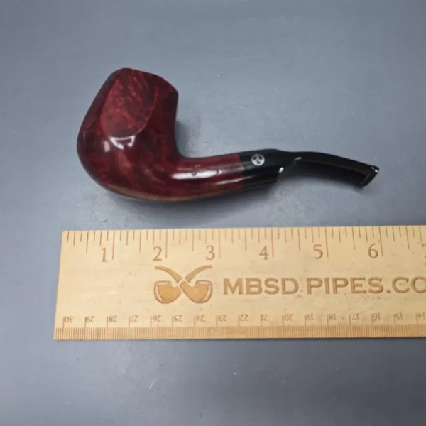 Rattray's Marlin 1 Smooth Panel Brandy Estate Briar Pipe, Unsmoked, 9mm - Image 4