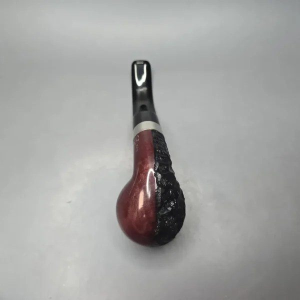 Peterson Jekyll & Hyde XL02 Partially Rusticated Apple Briar Pipe, New - Image 10