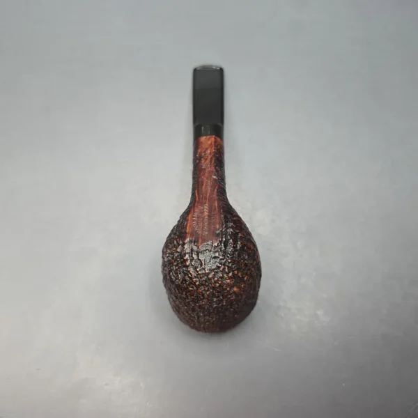 Barling's Make Pre-Transition YOW Fossil EXEL Sandblasted Pot Estate Briar Pipe, English Estates - Image 9