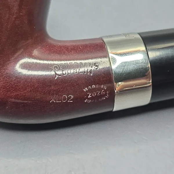 Peterson Jekyll & Hyde XL02 Partially Rusticated Apple Briar Pipe, New - Image 11
