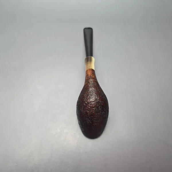 MBSD Briars Modern Masters 3 Sandblasted Tulip w/ Faux Horn Handmade Briar Pipe, New - Image 10