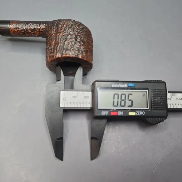 Barling's Make Pre-Transition YOW Fossil EXEL Sandblasted Pot Estate Briar Pipe, English Estates - Image 12
