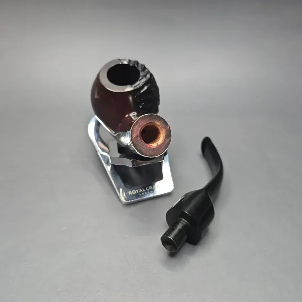 Peterson Jekyll & Hyde XL02 Partially Rusticated Apple Briar Pipe, New - Image 14