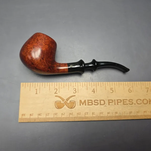 Danish Sovereign (by Stanwell; c.1970s-80s) 08 Smooth Apple w/ Vulcanite Mount Estate Briar Pipe, Danish Estates - Image 13