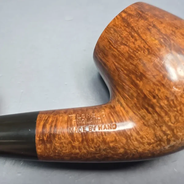 James Upshall B Grade Ex.L Smooth "Full Bent" Billiard (Unsmoked Estate) - Image 11
