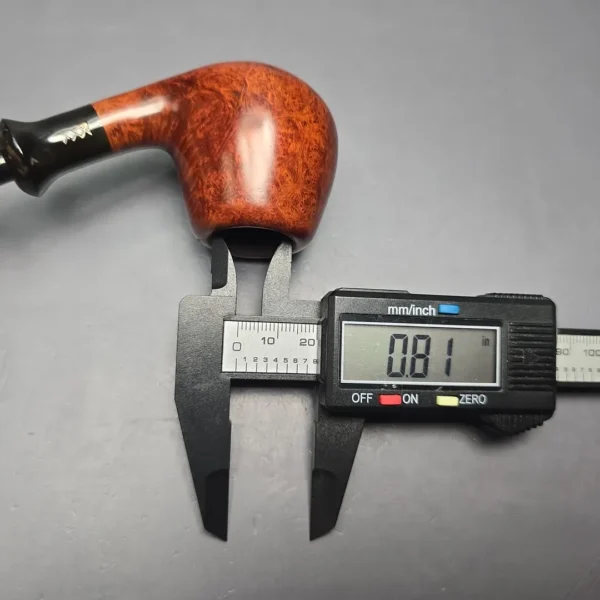 Danish Sovereign (by Stanwell; c.1970s-80s) 08 Smooth Apple w/ Vulcanite Mount Estate Briar Pipe, Danish Estates - Image 12