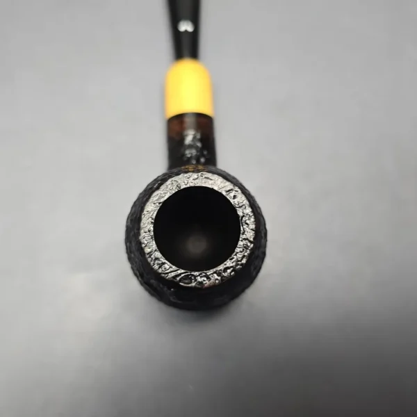 Caminetto (2018) Sandblasted Apple w/ Boxwood Estate Briar Pipe, Italian Esates - Image 10