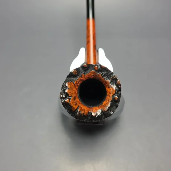 Walt Cannoy Cardinal House Langford Smooth Pencil Shank Dublin Handmade Briar Pipe, New - Image 8