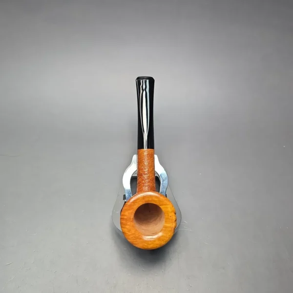 Buckeye Hand Made Partially Sandblasted Bell Dublin Briar Pipe, New - Image 8