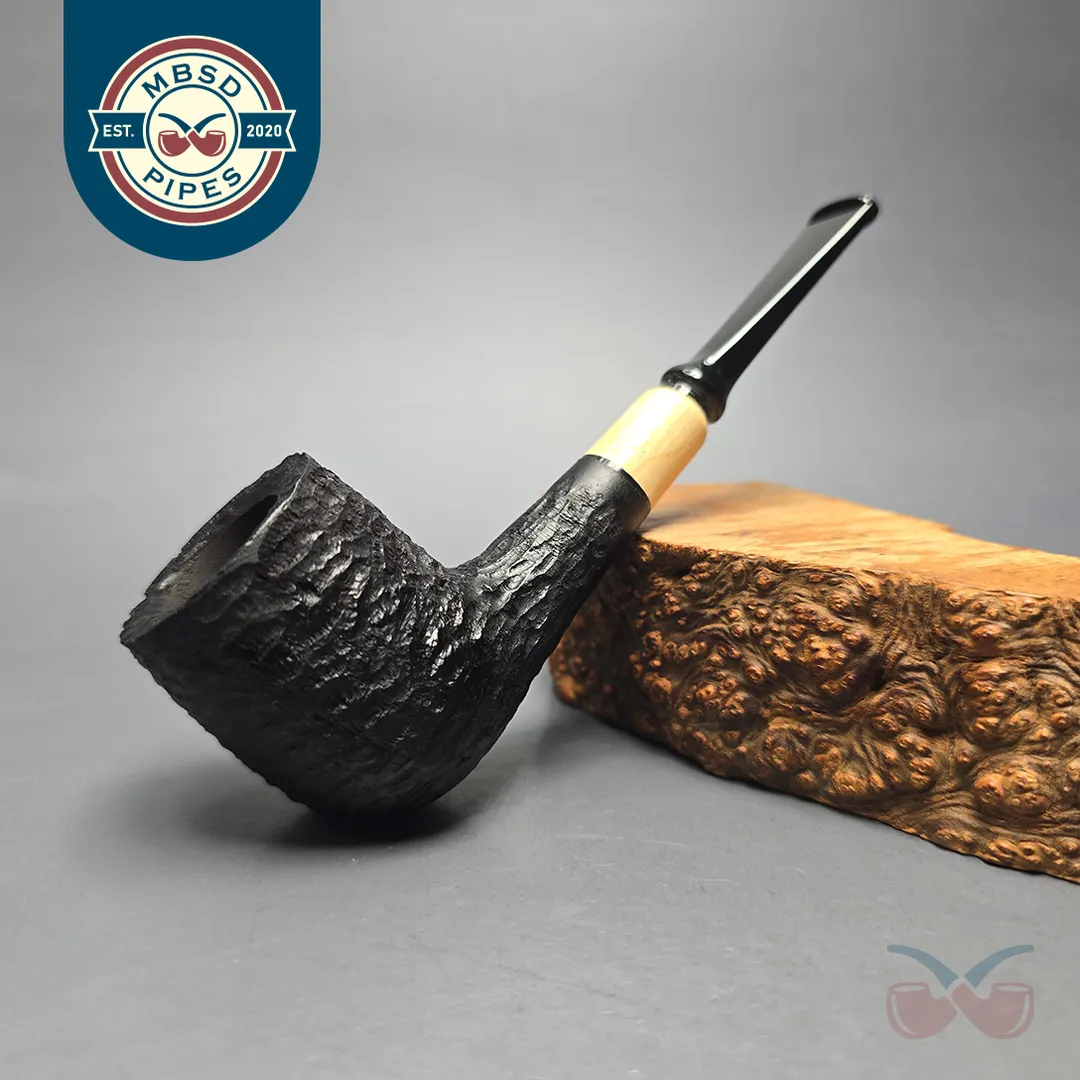 MBSD Briars by Piero Vitale Black Rusticated Billiard with Boxwood (New)