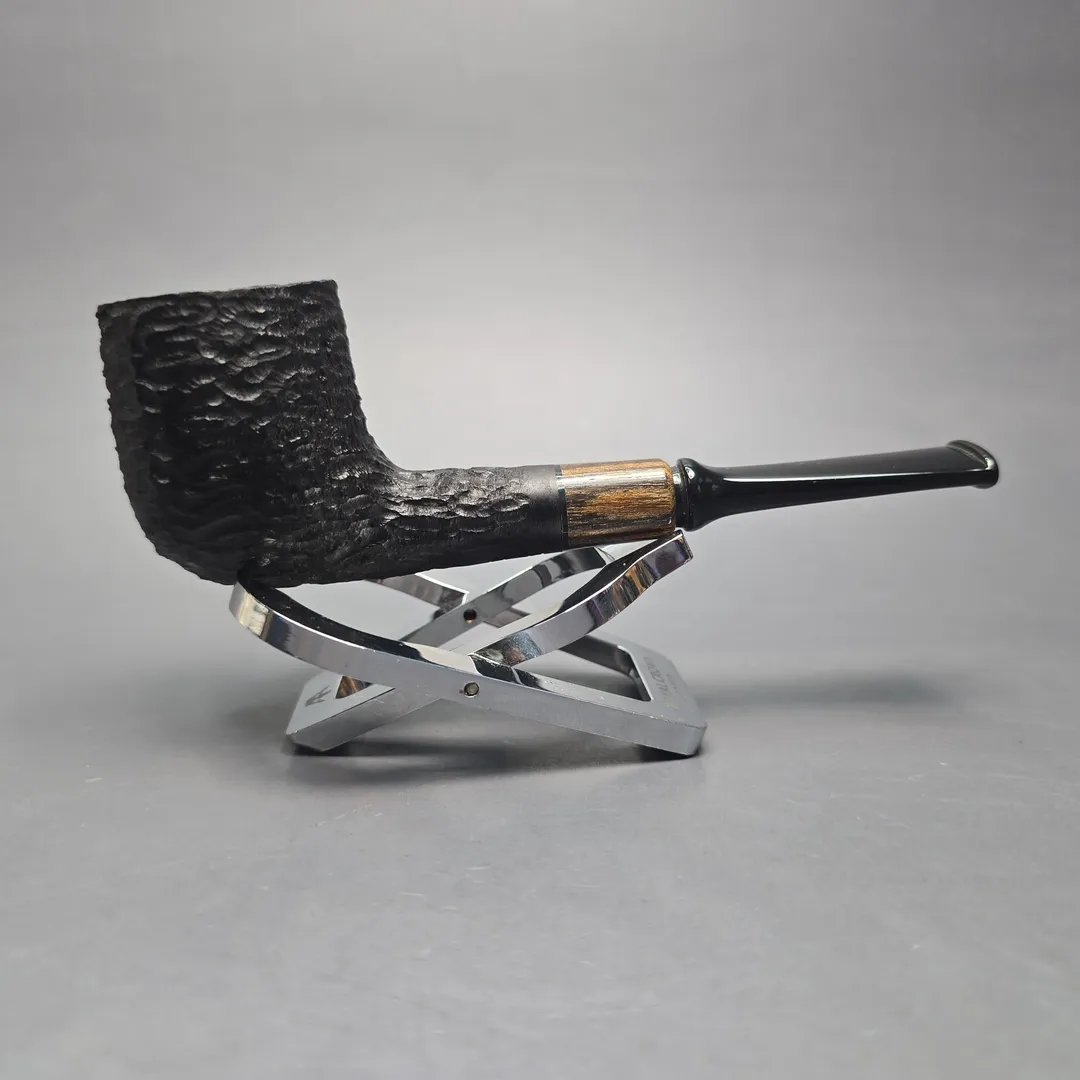 MBSD Briars by Piero Vitale Black Rusticated Billiard with Zebrawood (New) - Image 2