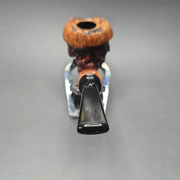 Nording Spruce Cone Partially Rusticated Freehand Estate Briar Pipe, Unsmoked - Image 5