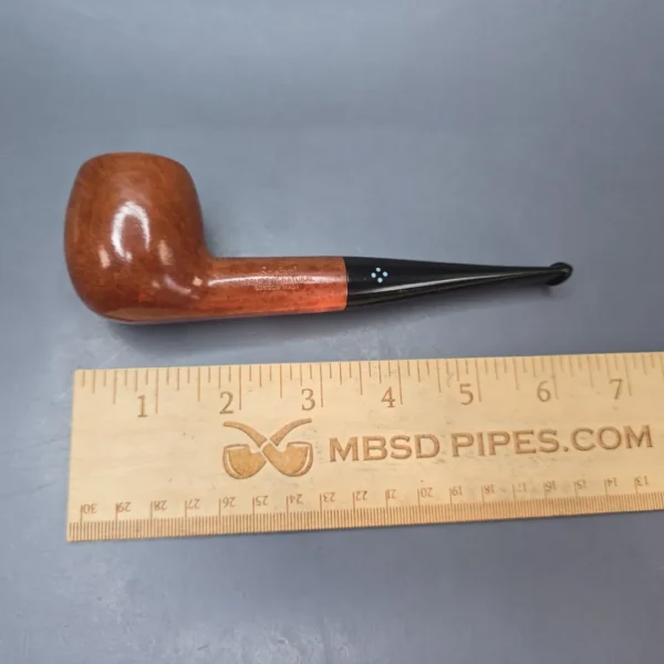 Sasieni Family Era (c.1950-79) Four Dot Natural "Hurlingham" Smooth Apple Estate Briar Pipe, English Estates - Image 13