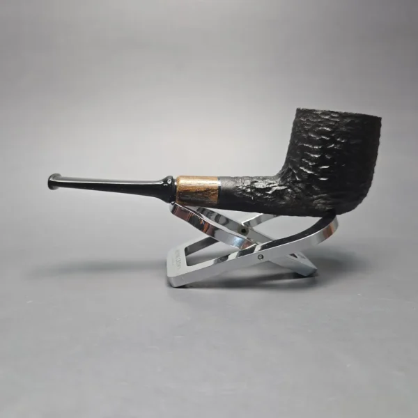 MBSD Briars by Piero Vitale Black Rusticated Billiard with Zebrawood (New) - Image 4