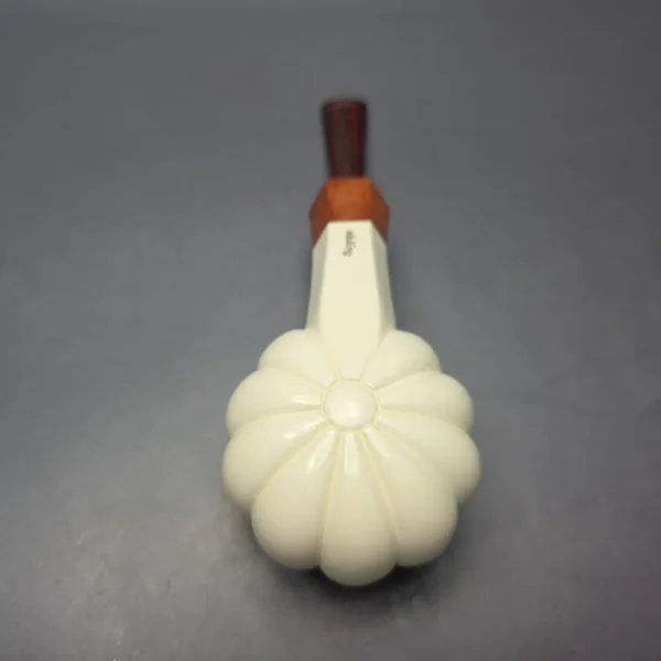 MBSD Meerschaum Premier Panel Shank Tomato w/ Case & Tamper Meerschaum Pipe, New - Image 9