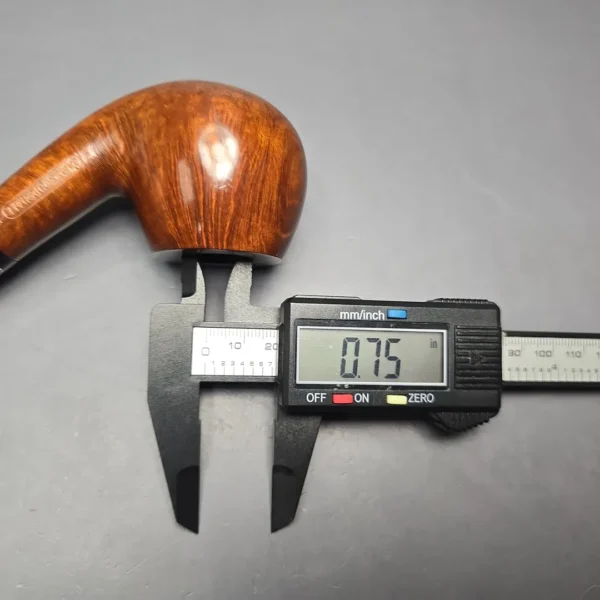 James Upshall A Grade Group 6 Smooth Bent Apple Estate Briar Pipe, Unsmoked - Image 14