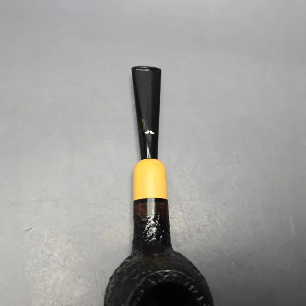 Caminetto (2018) Sandblasted Apple w/ Boxwood Estate Briar Pipe, Italian Esates - Image 9
