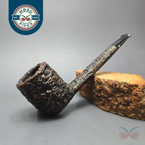 Castello (1950s-60s) Sea Rock Briar SC 32 Rusticated Canadian Estate Briar Pipe, Italian Estates