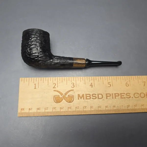 MBSD Briars by Piero Vitale Black Rusticated Billiard with Zebrawood (New) - Image 12