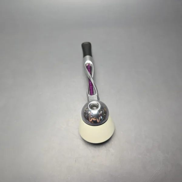 Falcon Shillelagh Purple w/ MBSD Meerschaum Rhodesian Block Meerschaum Bowl Pipe, New - Image 9