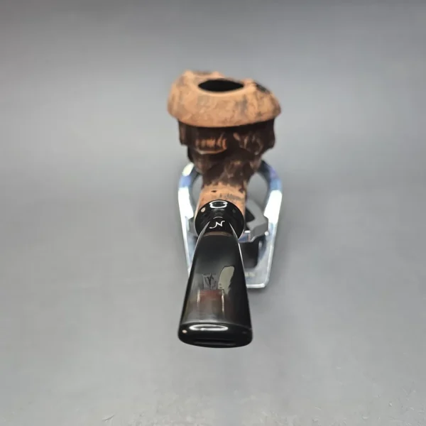 Nording Spruce Matte Partially Rusticated Freehand Estate Briar Pipe, Unsmoked - Image 7