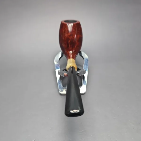 MBSD Briars Modern Masters 3 Smooth Tulip w/ Faux Horn Handmade Briar Pipe, New - Image 5