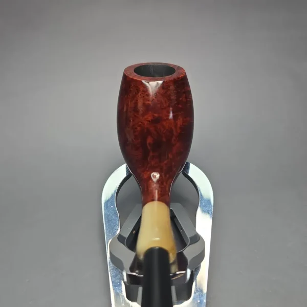 MBSD Briars Modern Masters 3 Smooth Tulip w/ Faux Horn Handmade Briar Pipe, New - Image 6
