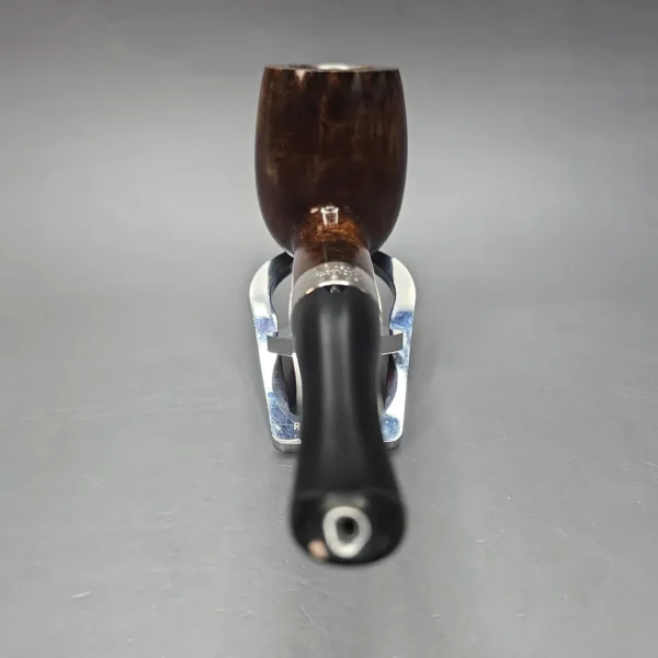 Peterson House Pipe Oak Smooth Billiard w/ Silver Briar Pipe, New - Image 5