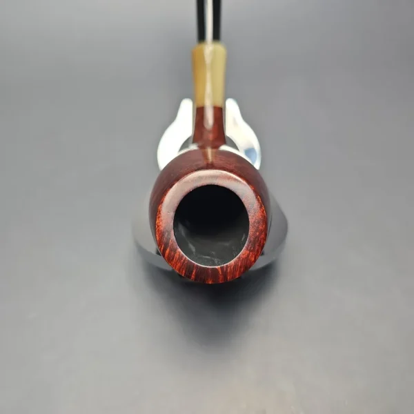 MBSD Briars Modern Masters 3 Smooth Tulip w/ Faux Horn Handmade Briar Pipe, New - Image 7