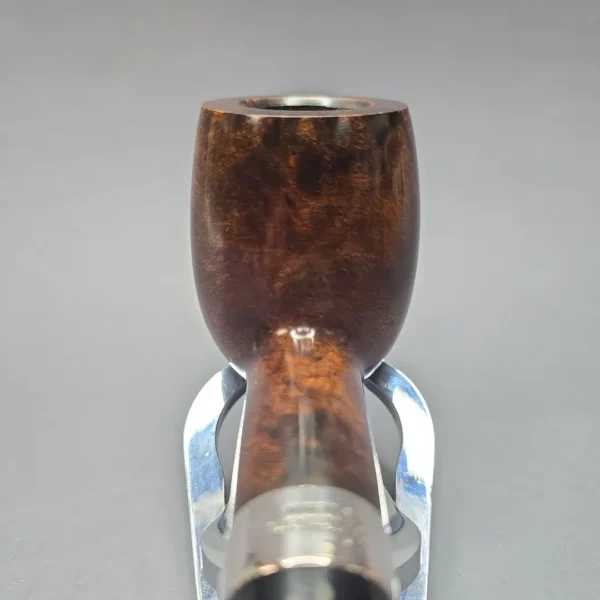 Peterson House Pipe Oak Smooth Billiard w/ Silver Briar Pipe, New - Image 6