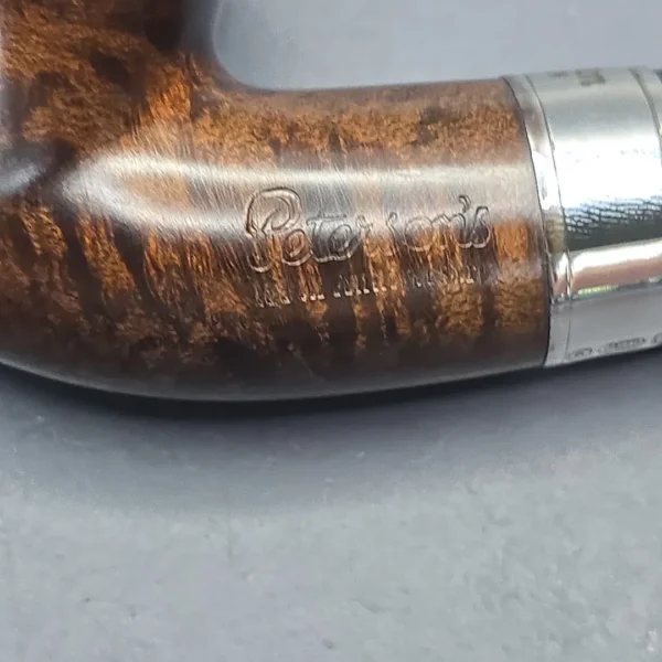 Peterson 160th Anniversary Pat. B Dark Smooth Bent Billiard Briar Pipe, New - Image 11