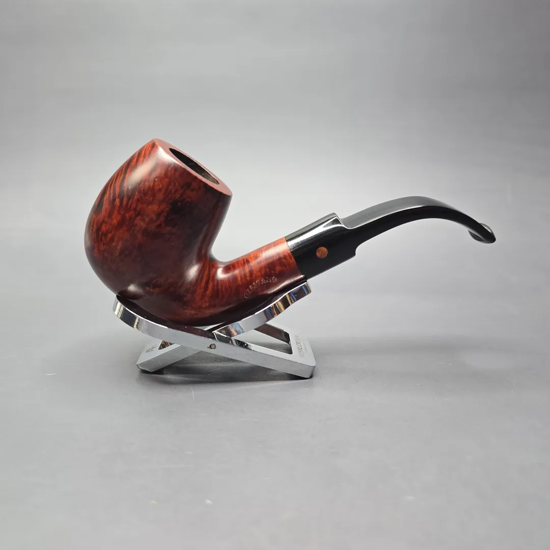 Calibano (Mastro de Paja) 101 S C3 Smooth Bent Billiard Estate Briar Pipe, Unsmoked - Image 2