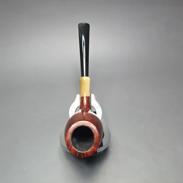 MBSD Briars Modern Masters 3 Smooth Tulip w/ Faux Horn Handmade Briar Pipe, New - Image 9