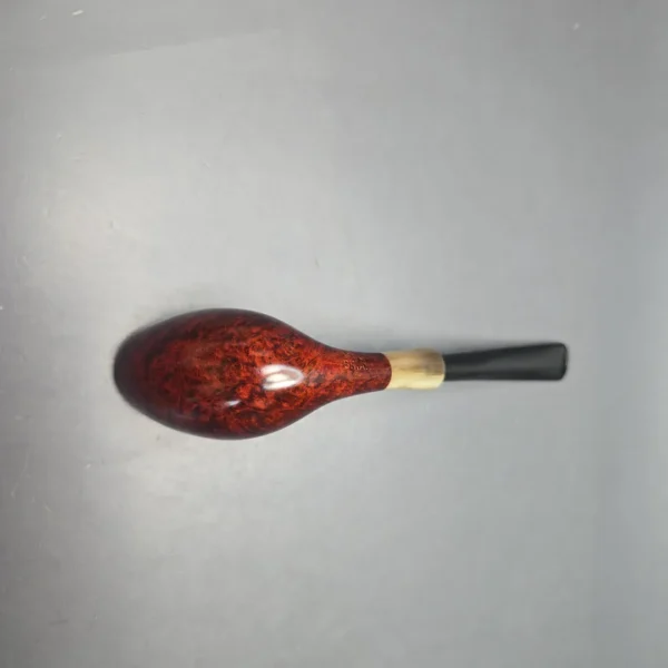 MBSD Briars Modern Masters 3 Smooth Tulip w/ Faux Horn Handmade Briar Pipe, New - Image 10