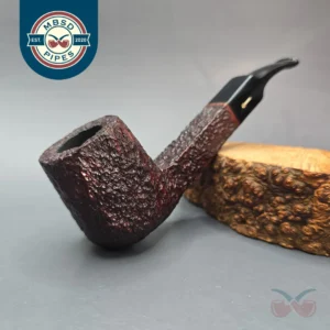 Savinelli Standing 513 KS Rusticated Panel Estate Briar Pipe, Italian Estates, 6mm