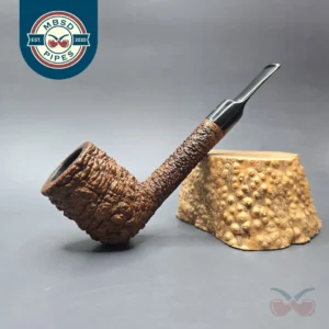 Savinelli (c.1960s) Punto Oro Corallo 7008 EX Rusticated Lovat Estate Briar Pipe, Italian Estates